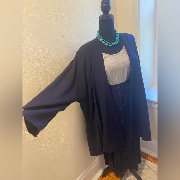 Vintage Jasper Conran skirt set in Black - Picture 6 of 8